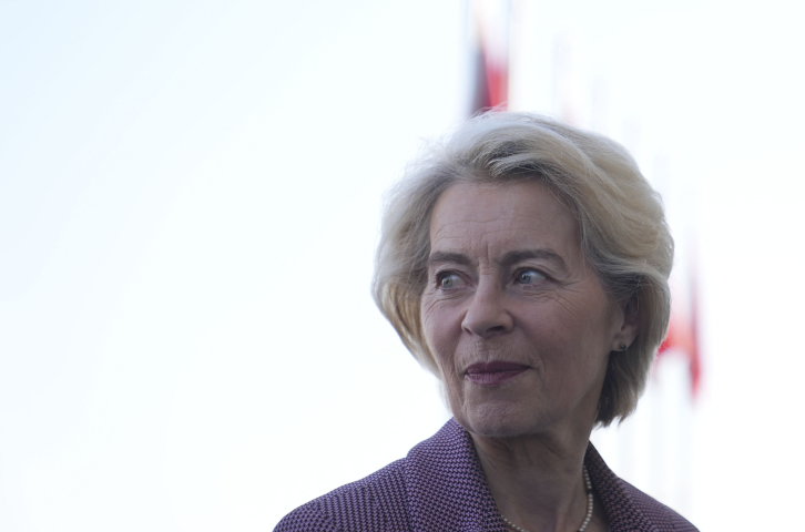 Ursula von der Leyen, présidente de la Commission européenne - Photo par METIN AKTAS / ANADOLU / ANADOLU VIA AFP