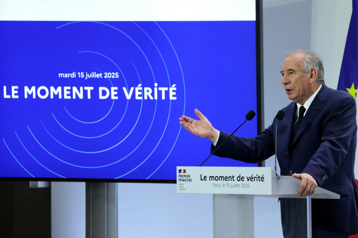 François Bayrou (Photo by Thomas SAMSON / AFP)