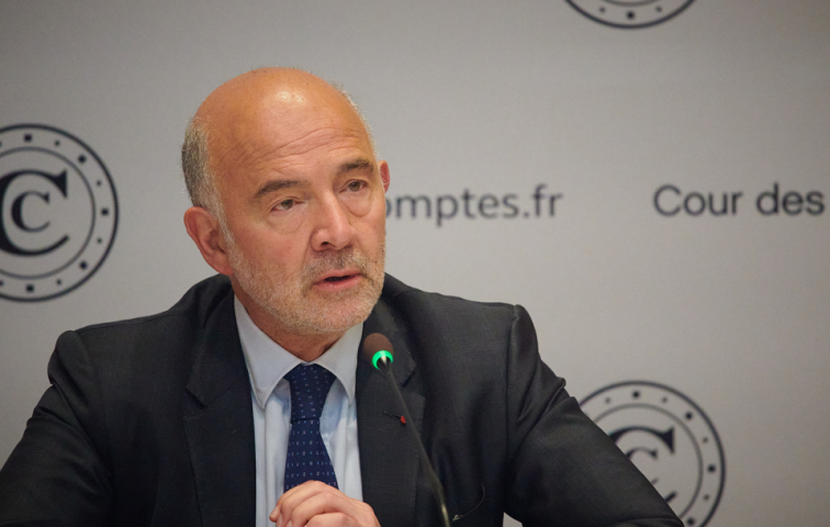 Pierre Moscovici, Premier président de la Cour des comptes - Valentin Faivre / Hans Lucas / Hans Lucas via AFP