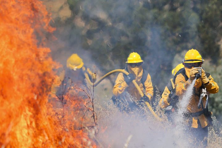 Incendie. Photo par HEATHER DIEHL / GETTY IMAGES NORTH AMERICA / GETTY IMAGES VIA AFP