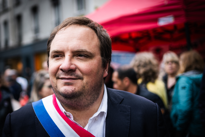 Fabien Gay, sénateur communiste de Seine-Saint-Denis (Photo by Xose Bouzas / Hans Lucas / Hans Lucas via AFP)