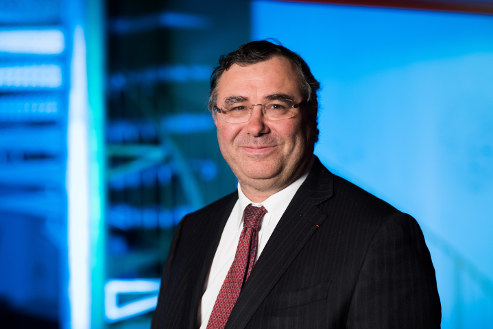 Patrick Pouyanné, PDG de TotalEnergies (©Marc BERTRAND/CHALLENGES-REA)