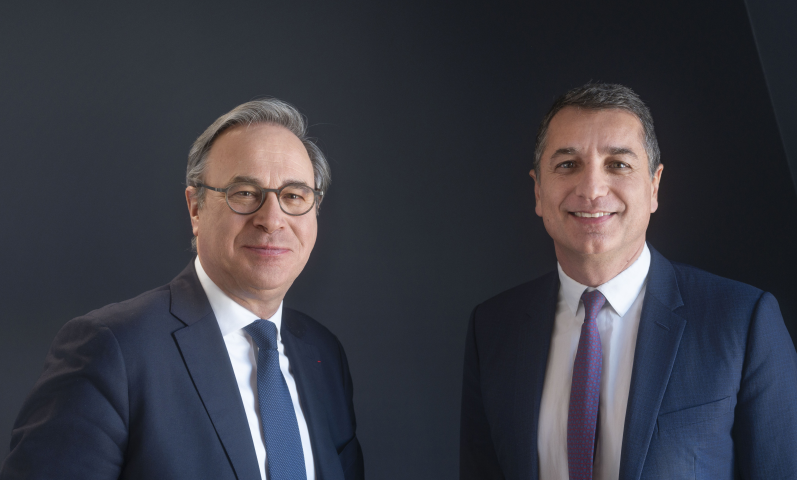 Christophe Bavière et William Kadouch-Chassaing, les co-dirigeants d'Eurazeo - ©Delporte