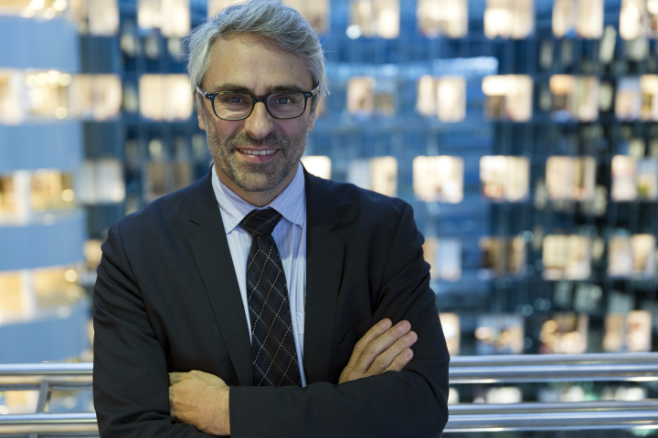 Pascal Saint-Amans, directeur du Centre de  politique et d'administration fiscales de l'OCDE (Jean Paul GUILLOTEAU/EXPRESS-REA)