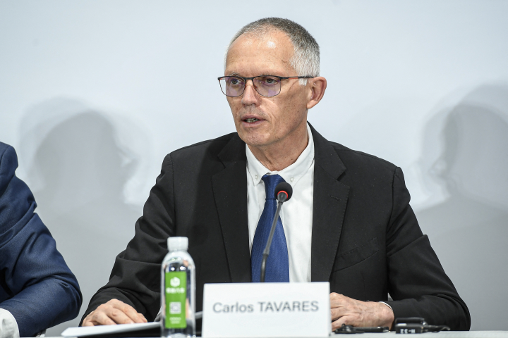 Carlos Tavares, directeur général de Stellantis (Photo by AFP)