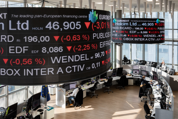 Euronext (©Hans Lucas via AFP)