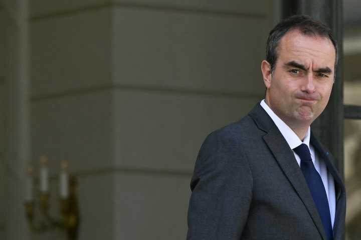 Sébastien Lecornu, Premier ministre - Photo par LOU BENOIST / AFP