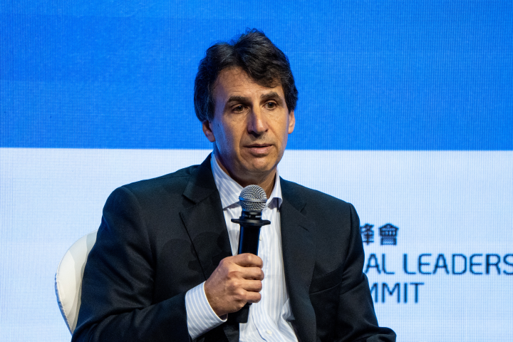 Marc Rowan, le directeur général du fonds new-yorkais Apollo  - Photo by Vernon Yuen / NurPhoto / NurPhoto via AFP