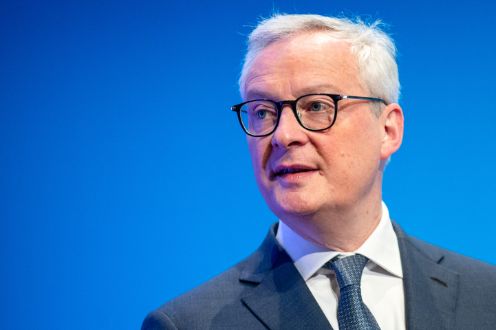 Bruno Le Maire, ministre de l’Économie, des Finances et de la Souveraineté industrielle et numérique - Stephane Mouchmouche / Hans Lucas / Hans Lucas via AFP