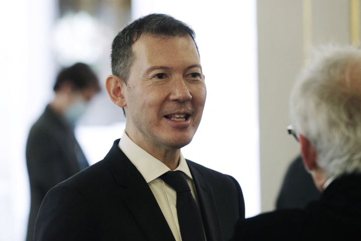 Benjamin Smith, le directeur général d'Air France - KLM - Photo by GEOFFROY VAN DER HASSELT / AFP