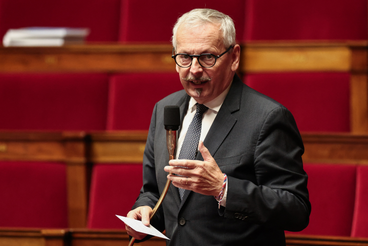 Jean-René Cazeneuve (Photo by Thibaud MORITZ / AFP)