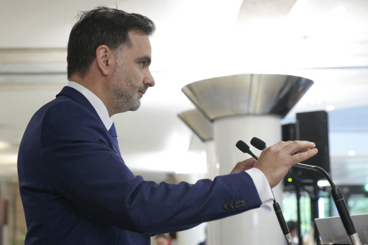  Laurent Saint-Martin, Ministre chargé du Budget et des Comptes publics. Photo by ALAIN JOCARD / AFP