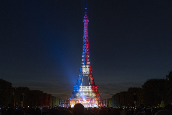 Champ de Mars. Photo by Claire Serie / Hans Lucas / Hans Lucas via AFP