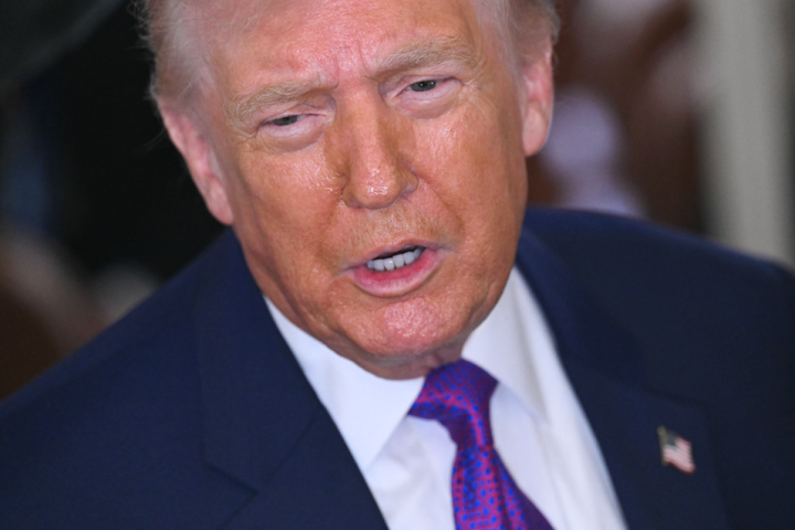 Donald Trump - Photo par SAUL LOEB / AFP