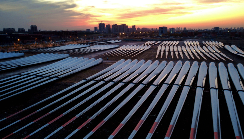 L'économie verte est tirée par la Chine. Photo by Guo Xulei / XINHUA / Xinhua via AFP