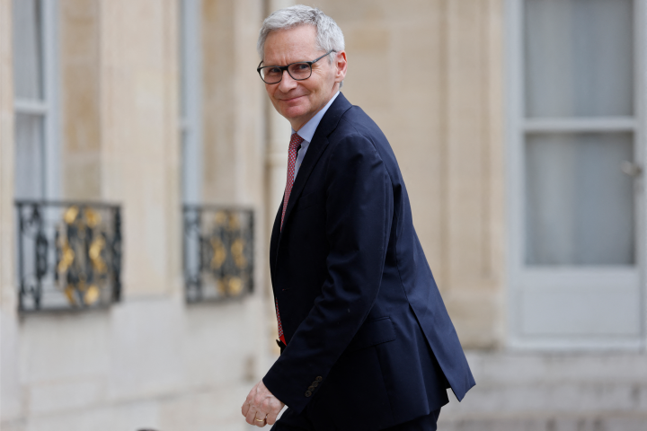 Thierry Le Henaff, le directeur général d'Arkema - Photo by Ludovic MARIN / AFP