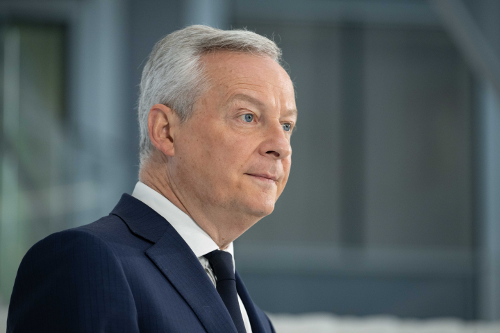 Bruno Le Maire, ministre de l’Economie, des Finances et de la Souverainete industrielle et numerique (©Eric TSCHAEN/REA)