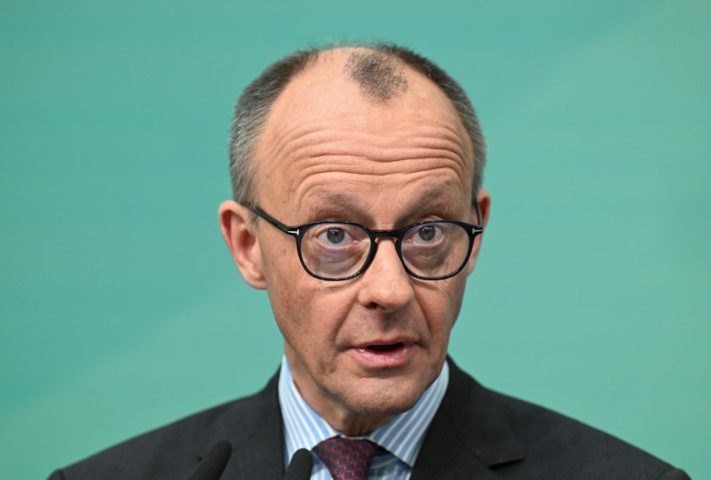 Friedrich Merz, candidat au poste de chancelier de l'Allemagne - RALF HIRSCHBERGER / AFP