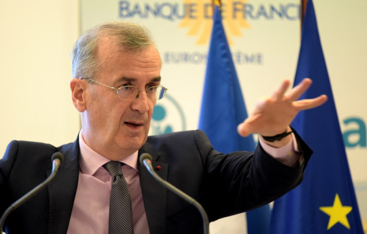 François Villeroy de Galhau, gouverneur de la Banque de France - ERIC PIERMONT / AFP