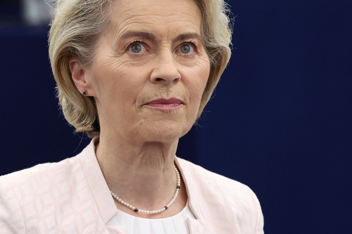 Ursula von der Leyen , présidente de la Commission européenne - FREDERICK FLORIN / AFP
