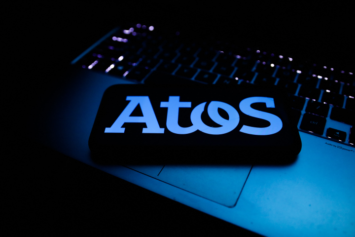 Logo Atos - NurPhoto via AFP