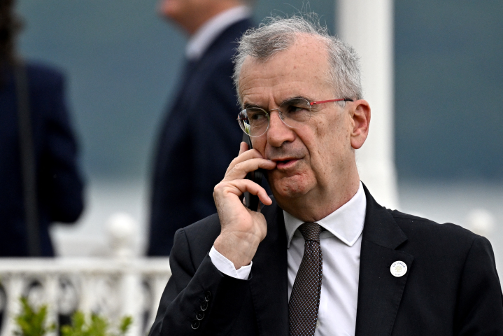 Francois Villeroy de Galhau, gouverneur de la Banque de France - GABRIEL BOUYS / AFP