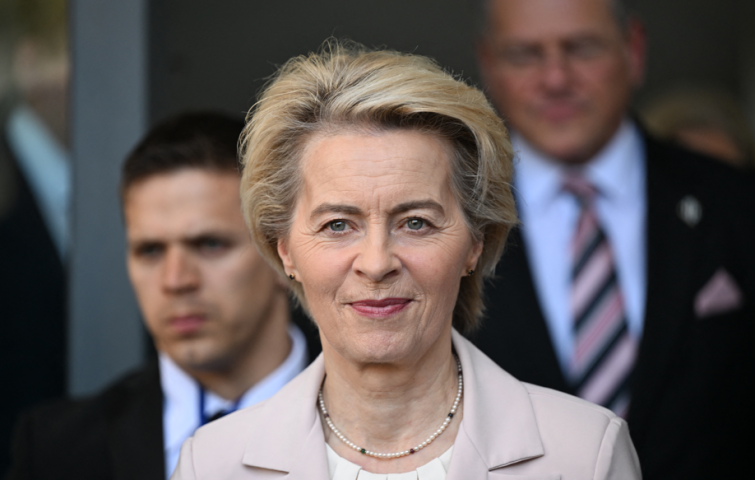 Ursula von der Leyen, présidente de la Commission européenne - Eitan ABRAMOVICH / AFP