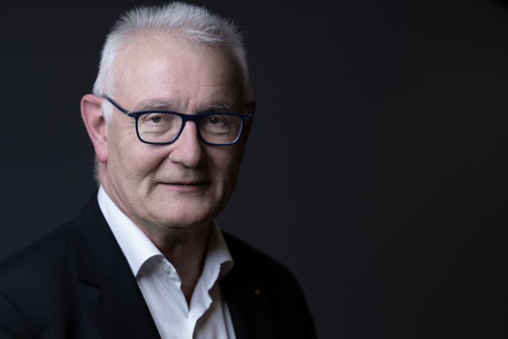 Daniel Baal, président de la Fédération bancaire française  (Photo by JOEL SAGET / AFP)
