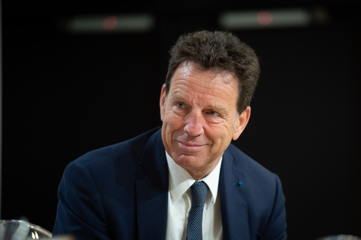 Geoffroy Roux de Bézieux, président du Medef (©Eric TSCHAEN/REA)