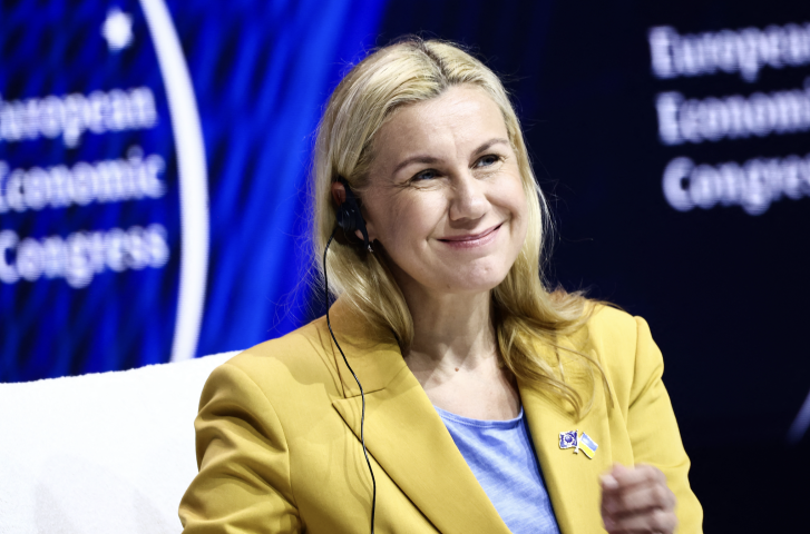  Kadri Simson, commissaire européenne à l’énergie. Beata Zawrzel / NurPhoto / NurPhoto via AFP