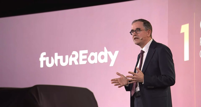 François Provost, le directeur général de Renault, lors de la présentation du nouveau plan stratégique futuREady le 10 mars 2026.
