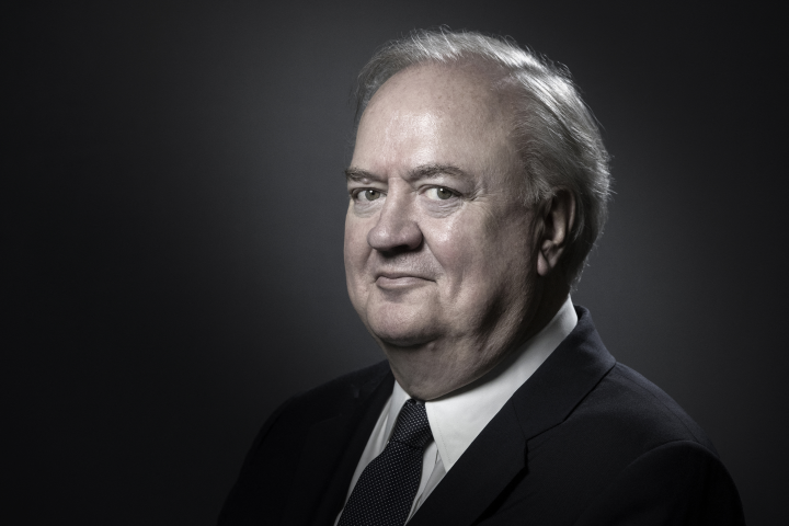 Denis Kessler, président du conseil d'administration de Scor. (Photo by JOEL SAGET / AFP)