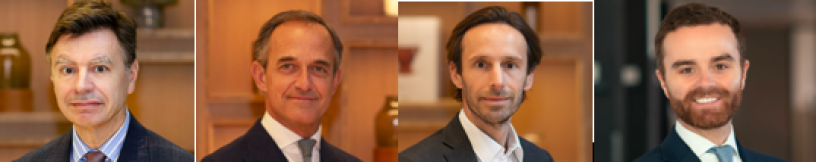 Olivier Diaz, Frédéric Mion, Charles de Reals et Corentin Charlès (Gide)