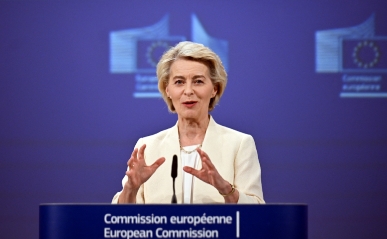 Ursula von der Leyen, présidente de la Commission européenne - Dursun Aydemir / ANADOLU / Anadolu via AFP