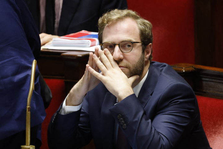 Antoine Armand, ministre de l'Economie, des Finances et de l'Industrie - LUDOVIC MARIN / AFP