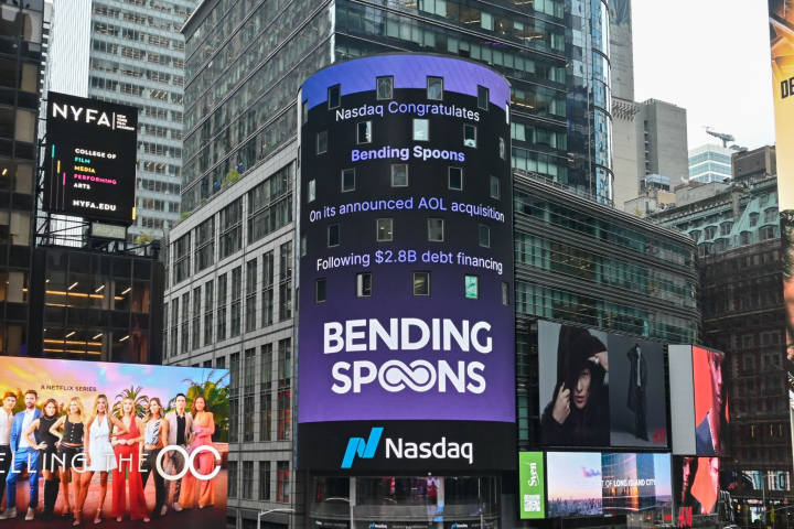 L'italien Bending Spoons, introduit au Nasdaq au troisième trimestre, illustre le poids des grandes opérations dans les cessions du private equity européen.© Bending Spoons