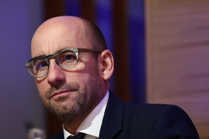 Antoine Flamarion, cofondateur de Tikehau Capital. (Photo by Anne-Christine POUJOULAT / AFP)