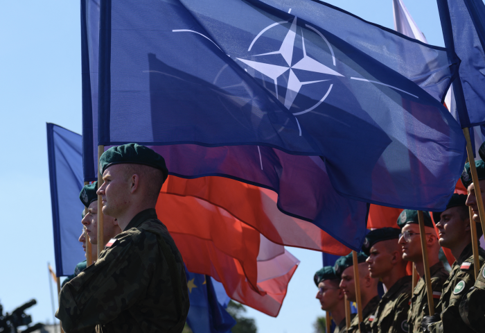 Forces armées polonaises. Photo by Aleksander Kalka / NurPhoto / NurPhoto via AFP