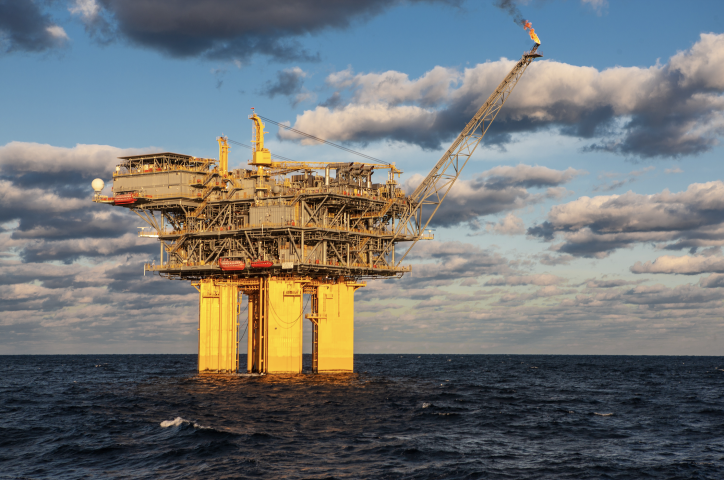 Plateforme pétrolière. Marc Morrison/REDUX-REA