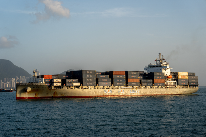 Cargo. Photo by Vernon Yuen / NurPhoto / NurPhoto via AFP