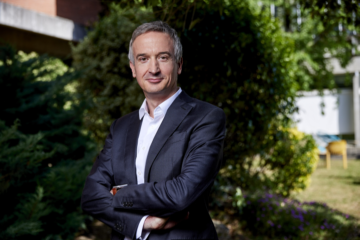 Yann Leriche, directeur general de Getlink (©Bruno LEVY/CHALLENGES-REA)