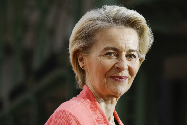 Ursula von der Leyen (Photo by Ludovic MARIN / AFP)