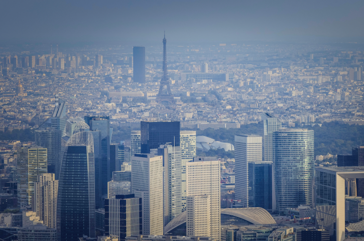 Quartier d'affaires La Défense. Laurent GRANDGUILLOT/REA