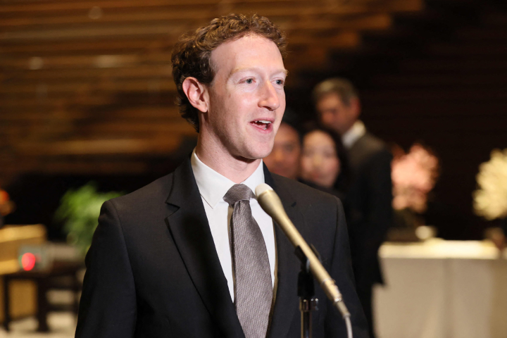 Mark Zuckerberg (Photo by JIJI PRESS / AFP)