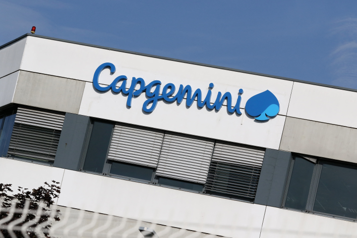 Capgemini a lancé un nouvel avertissement sur ses résultats 2024 - Photo by SEBASTIEN LAPEYRERE / Hans Lucas / Hans Lucas via AFP