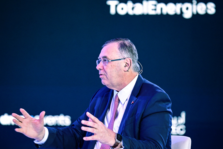 Patrick Pouyanné, président-directeur général de TotalEnergies - Giuseppe CACACE / AFP
