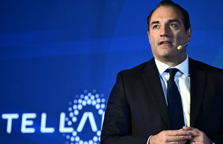 Antonio Filosa, directeur général de Stellantis.  (Photo : MARCO BERTORELLO / AFP)