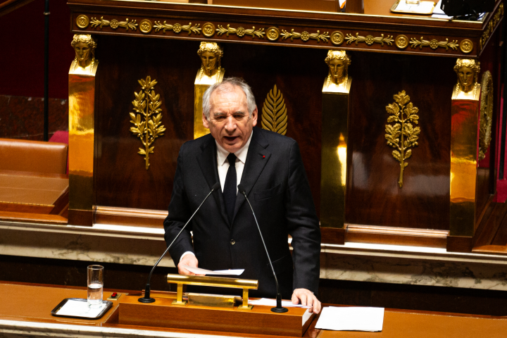 François Bayrou (Photo by Telmo Pinto / NurPhoto / NurPhoto via AFP)