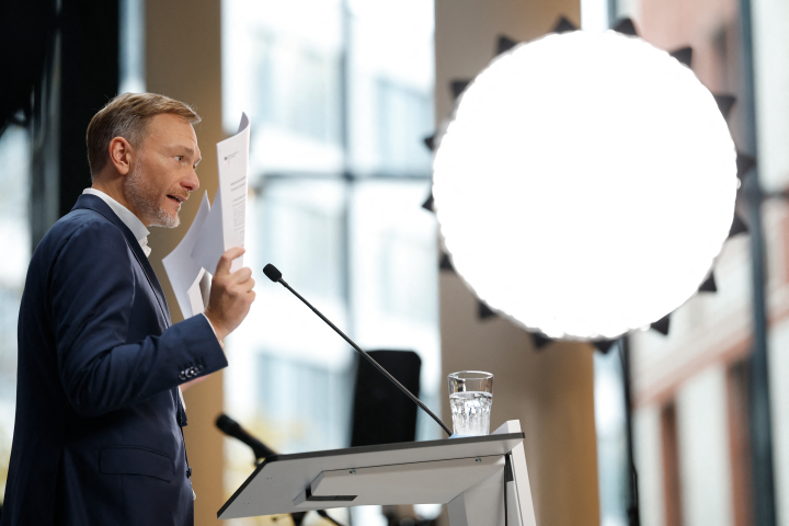 Christian Lindner - Photo by Odd ANDERSEN / AFP