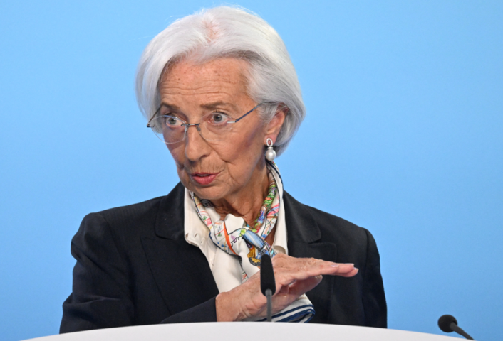 Christine Lagarde, présidente de la Banque centrale européenne - KIRILL KUDRYAVTSEV / AFP
